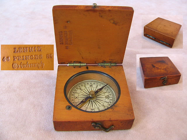 Mid 19th century pocket compass - Lennie Edinburgh